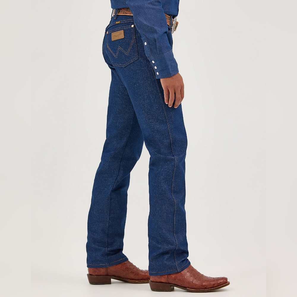 Wrangler Men's Blue Jeans 34×38 Dark Wash